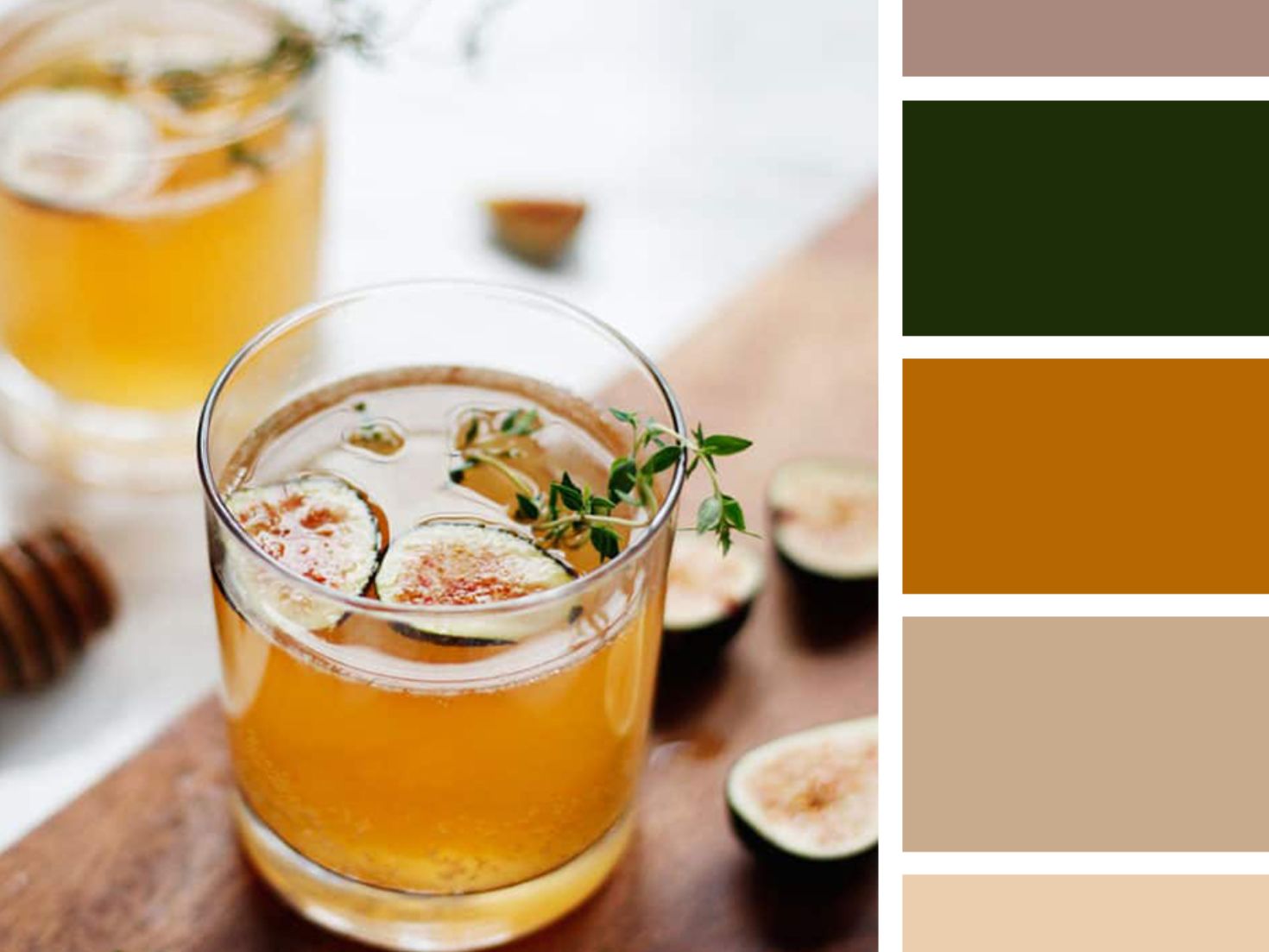 Sparkling Fig & Honey Cocktail Interior Design Blog Aneka Interiors Inc