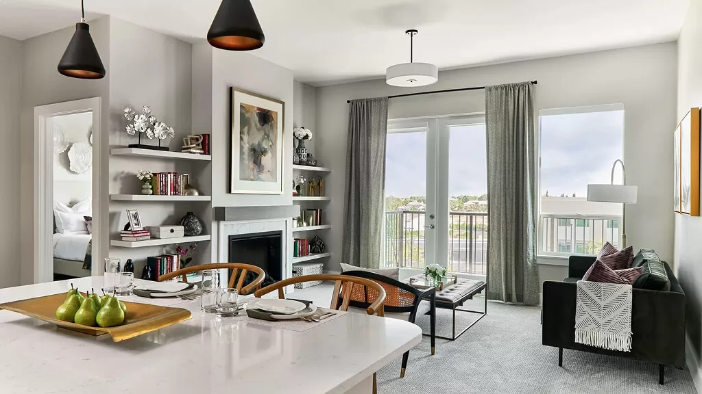Cozy senior living suite with natural light in Denver